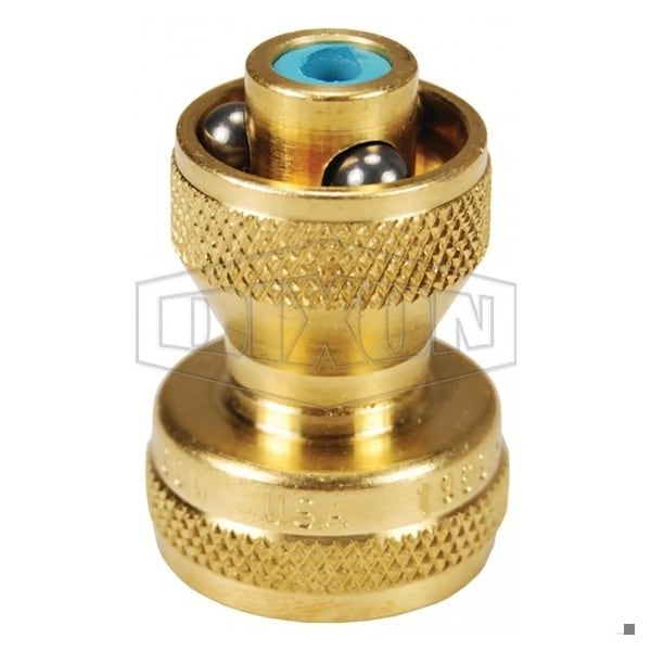 Adjust-A-Power Nozzle, 3/4 in Garden Hose Thread Connection, 100 psi Pressure, Brass, Domestic
